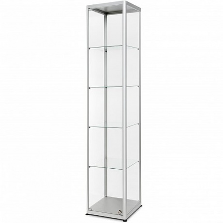 400mm Wide Glass Showcase | Delivered Fully Assembled